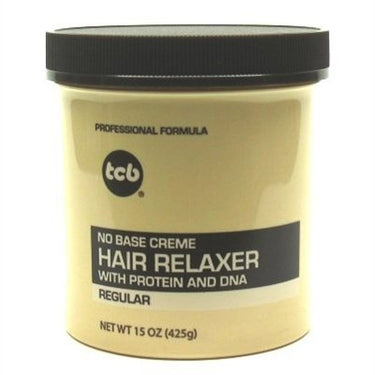 TCB No Base Creme Hair Relaxer with Protein and DNA – Regular – 15 oz. - ANNS BEAUTY SUPPLY